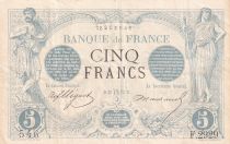 France 5 Francs - Black - 25-07-1873 - Serial F.2929