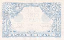 France 5 Francs - Blue - 07-05-1915 - Serial D.5081