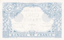 France 5 Francs - Blue - 10-10-1916 - Serial S.14321