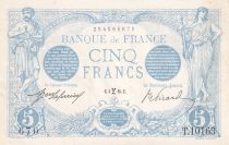 France 5 Francs - Blue - 104-02-1916 - Serial T.10163