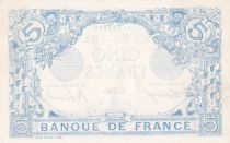 France 5 Francs - Blue - 104-02-1916 - Serial T.10163