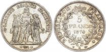 France 5 Francs - Hercules - Third Republic - 1874 K Bordeaux - Silver