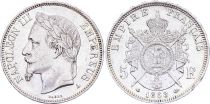 France 5 Francs - Napoléon III - Tête laurée - A Paris - 1868