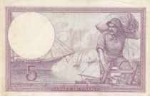 France 5 Francs - Purple  - 11-11-1918 - Serial Y.4414