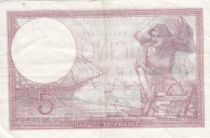 France 5 Francs - Purple - 14-09-1933 - Serial C.57