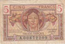 France 5 Francs - Trésor Français - 1947 - Série A.00672209