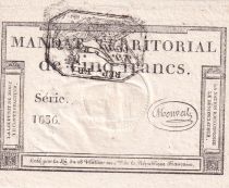 France 5 Francs 28 Ventose An IV (18.3.1796) - Black seal - UNC