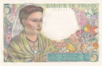 France 5 Francs Berger - 23-12-1943 - Série X.111