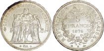 France 5 Francs Hercule - IIIe Republique - 1876 A Paris