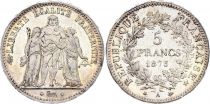 France 5 Francs Hercule 1873 A - Paris - Argent