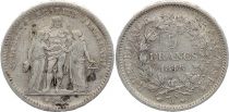 France 5 Francs Hercules - Second Republic - 1848 A Paris