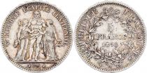 France 5 Francs Hercules - Third Republic - 1876 A