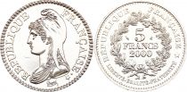 France 5 Francs la liberté de Dupré   - 2000