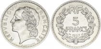 France 5 Francs Laureate head - 1937