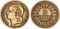 France 5 Francs Laureate head - 1946