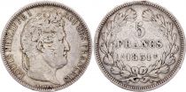 France 5 Francs Louis-Philippe I  - 1831 A Paris - Argent - Tranche en relief