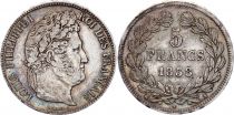 France 5 Francs Louis-Philippe I  - 1838 A Paris - Argent