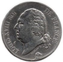 France 5 Francs Louis XVIII - 1819 B