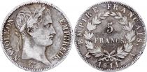 France 5 Francs Napoleon I - 1811 A - Paris - Silver