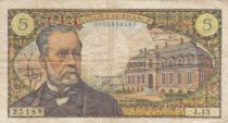 France 5 Francs Pasteur - 04-11-1966  - Serial J.43