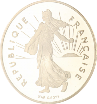 France 5 Francs Proof Sower 1996