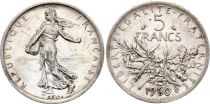 France 5 Francs Seed Sower - 1960 - Silver