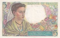 France 5 Francs Shepherd - 05-04-1945 - Serial X.143