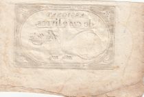 France 5 Livres - 10 Brumaire An II (31-10-1793) - Sign. Poullain - Serial 8662