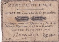 France 5 livres - Tarn - Municipality d\'Albi - Trente derniers - N°15401