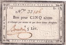 France 5 Livres Siège de Lyon - 31-08--1793 - number 33106