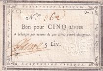 France 5 Livres Siège de Lyon - 31-08--1793 - number 362