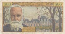 France 5 NF overprint 500 Francs Victor Hugo - 12-02-1959 - Serial N.122