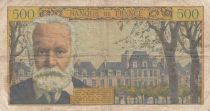 France 5 NF overprint 500 Francs Victor Hugo - 12-02-1959 - Serial N.122