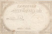 France 5 Pounds - 10 Brumaire Year II (31.10.1793) - Sign. Droüet - Serial 17004