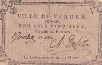France 5 Sous - Haute-Garonne - Verdun-sur-Garonne - 1792