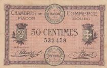 France 50 centimes - Chambre de commerce de Macon et Bourg - 1915