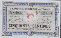 France 50 Centimes - Troyes Chamber of Commerce 1918 - PROMO