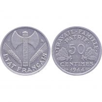 France 50 Centimes - Type Bazor - France 1944 (SUP)