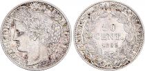 France 50 Centimes Cérès - 1895 A Paris - Argent