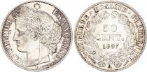 France 50 Centimes Ceres - IIIème République - 1887 A Paris