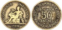 France 50 Centimes Chambre de Commerce - 1929