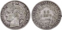 France 50 Centimes Francs Ceres - Third Republic - 1895 A Paris