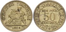 France 50 Centimes Mercury seated - 1929