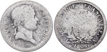 France 50 Centimes Napoleon III - 1808 A Paris - Silver