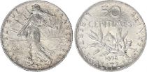 France 50 Centimes Semeuse - 1898 - Argent