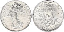 France 50 Centimes Semeuse - 1914 - Argent