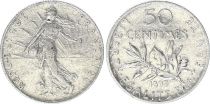 France 50 Cents Semeuse - 1899 - Silver