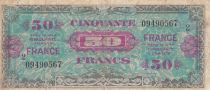 France 50 Francs - Allied Military Currency - Serial 2 - 9490567