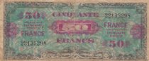 France 50 Francs - American printing - 1944 - Without serial - 22135298