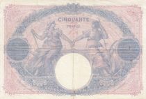 France 50 Francs - Blue and Pink - 03-01-1914 - Serial R.5012